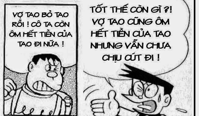 Đọc Doremon chế Vợ ai tốt hơn?