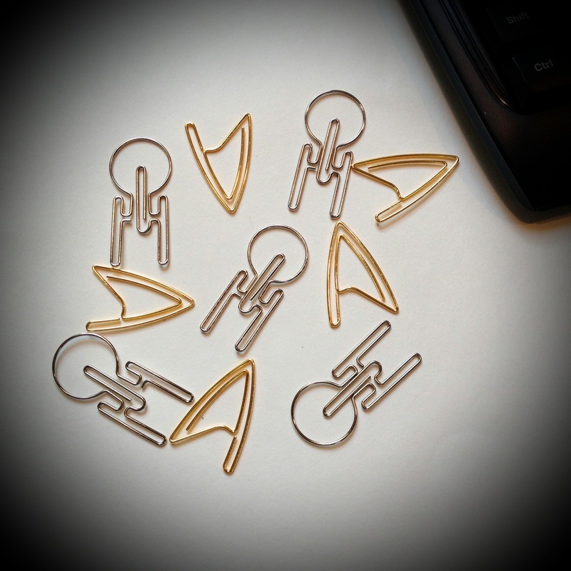 the trek collective star trek paper clips