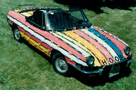 Hoop HOTWHEELS art car Hoop HOTWHEELS art car