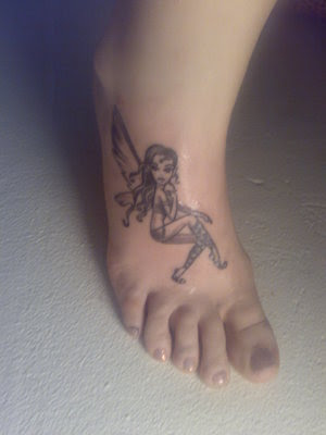 Tattoo on foot are also generally more painful This is because the leg meat
