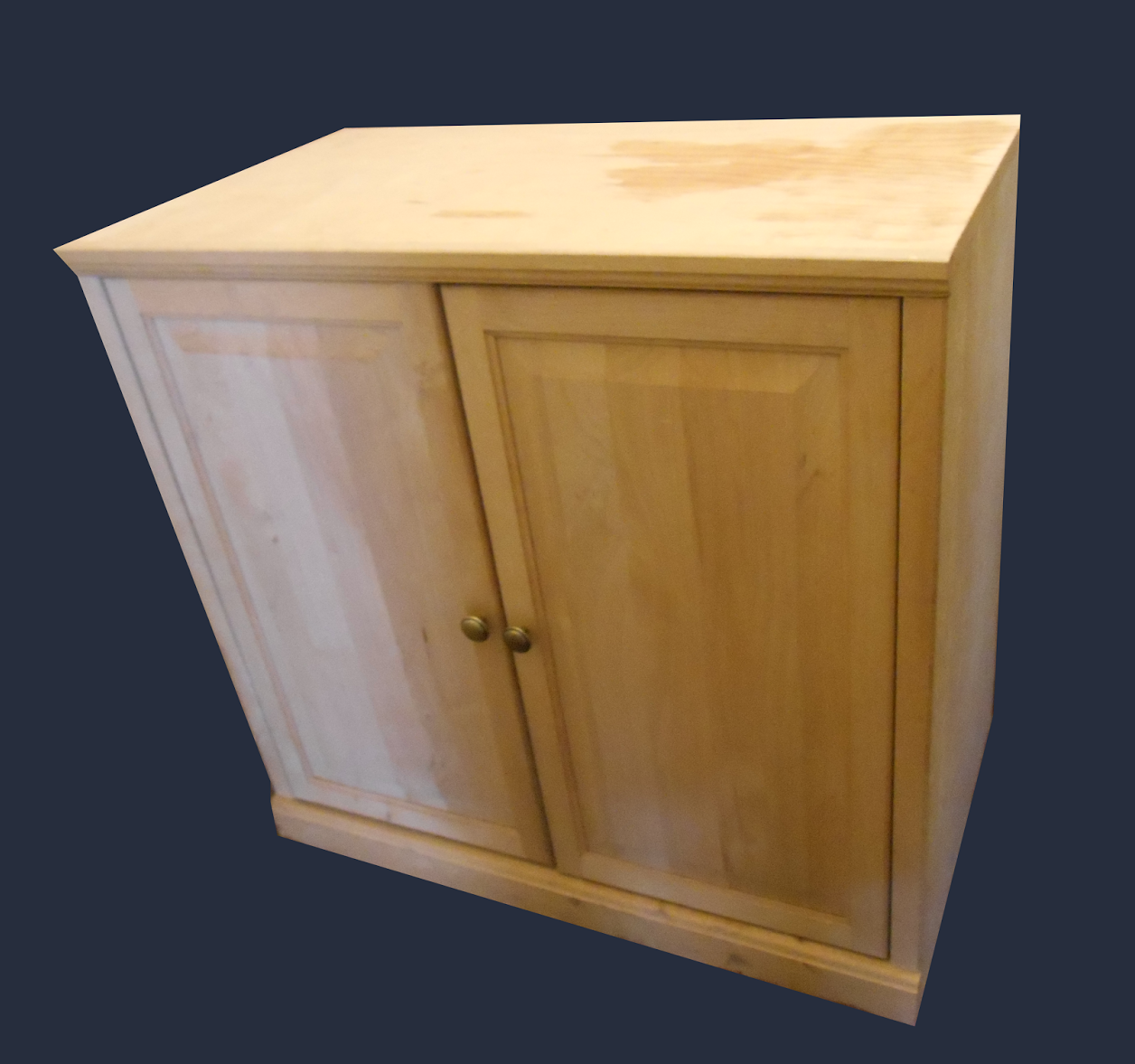 Uhuru Furniture & Collectibles Low Unfinished Pine SOLD