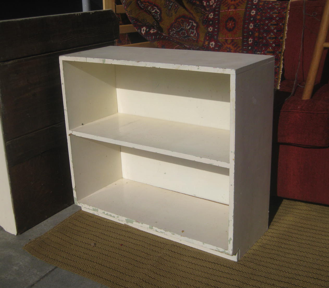 Uhuru Furniture Collectibles Sold Short White Shelf 25