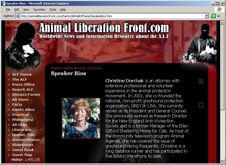 a description of the animal liberation front on domestic terrorists Policeonecom is the leading online resource for the law enforcement community. a description of the animal liberation front on domestic terrorists Policeonecom is the leading online resource for the law enforcement community.