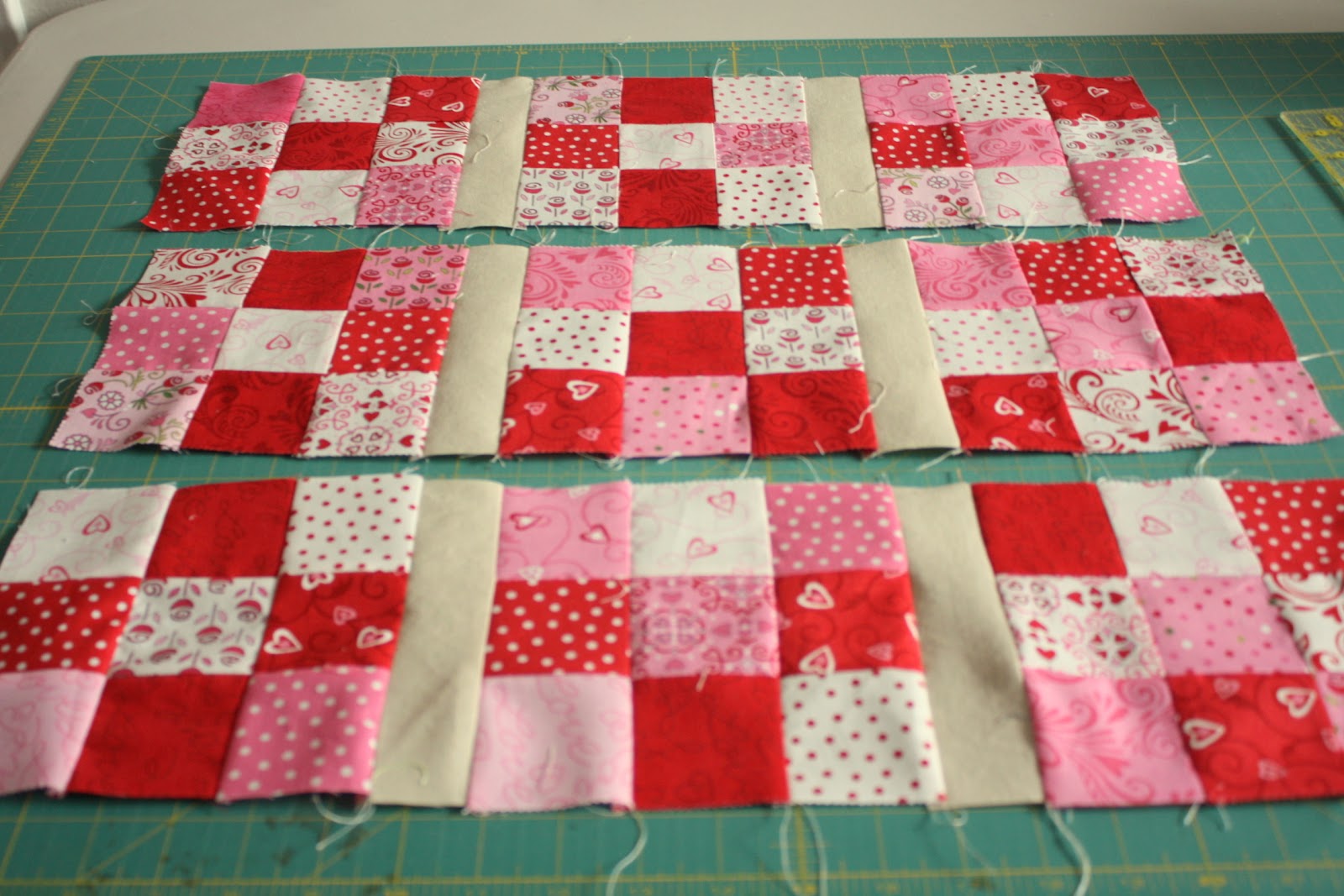 Nine Patch Mini Quilt Tutorial