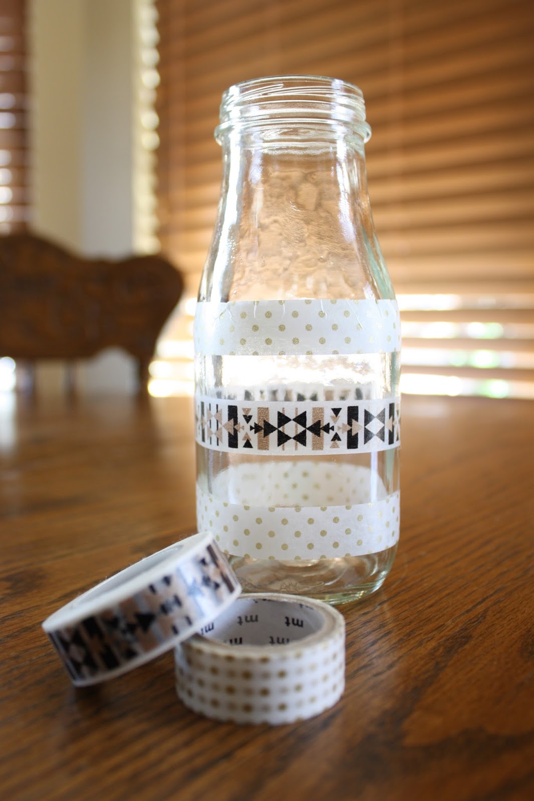 DIY WASHI TAPE JAR Rivers and Roads