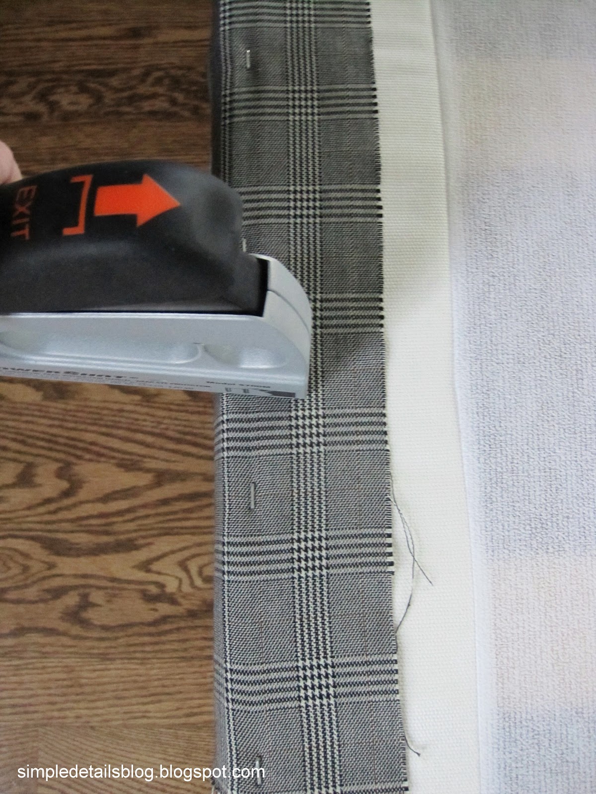 Simple Details upholstered box spring tutorial