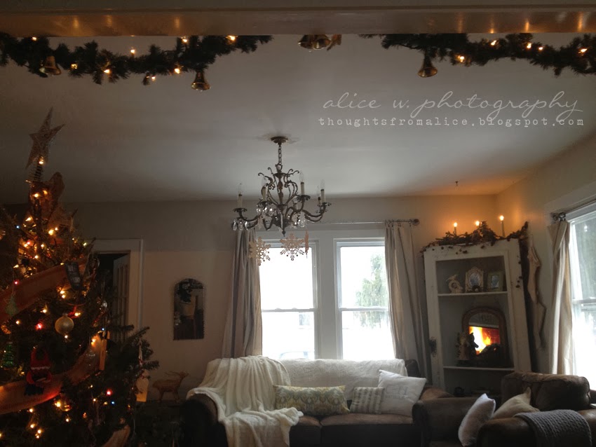 Lighted christmas wall art Holiday Home Tour | Part Four | The Living Room & Christmas Tree
