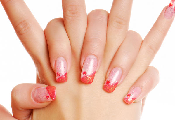 Acrylic nail art Acrylic nail art