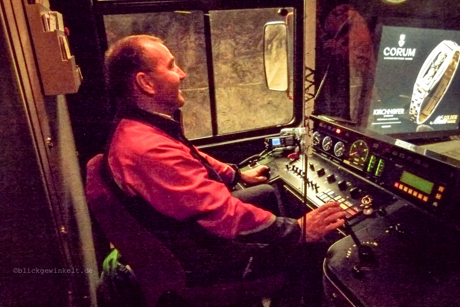 Fahrer einer Jungfraubahn Fahrer einer Jungfraubahn