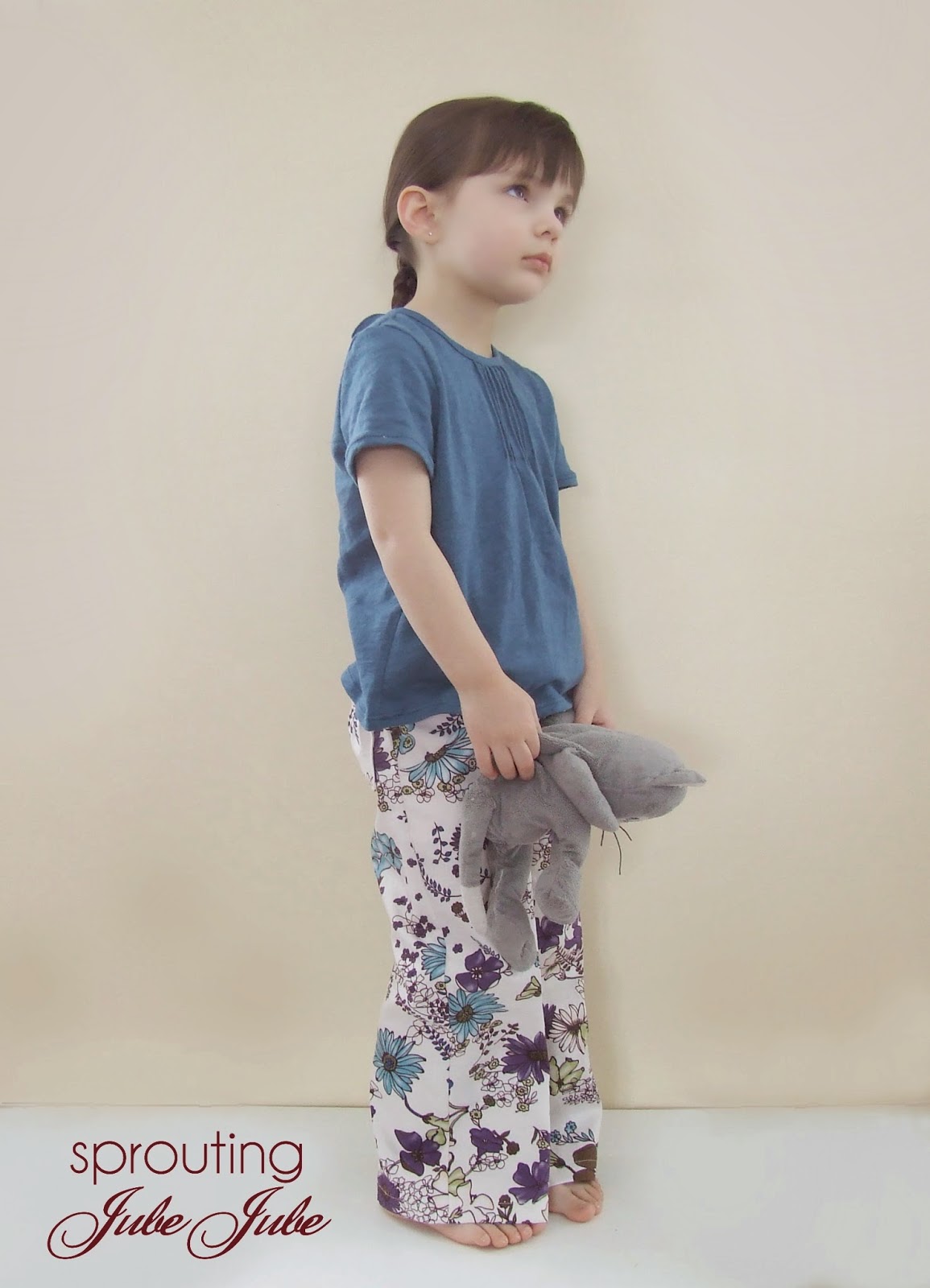 Sprouting JubeJube Children's Pants Pattern 2 a Design by E&M Patterns