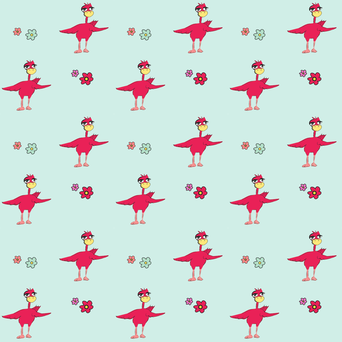 free digital happy bird scrapbooking papers Happy Vogel Muster