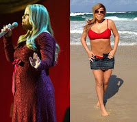 imagine Mariah Carey grasa in timpul sarcinii si slaba dupa ce a slabit 30 de kilograme