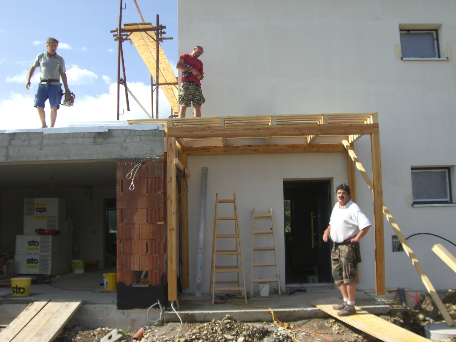 CHS's Blog: Fensterbänke, Windfand, Dämmung Garage
