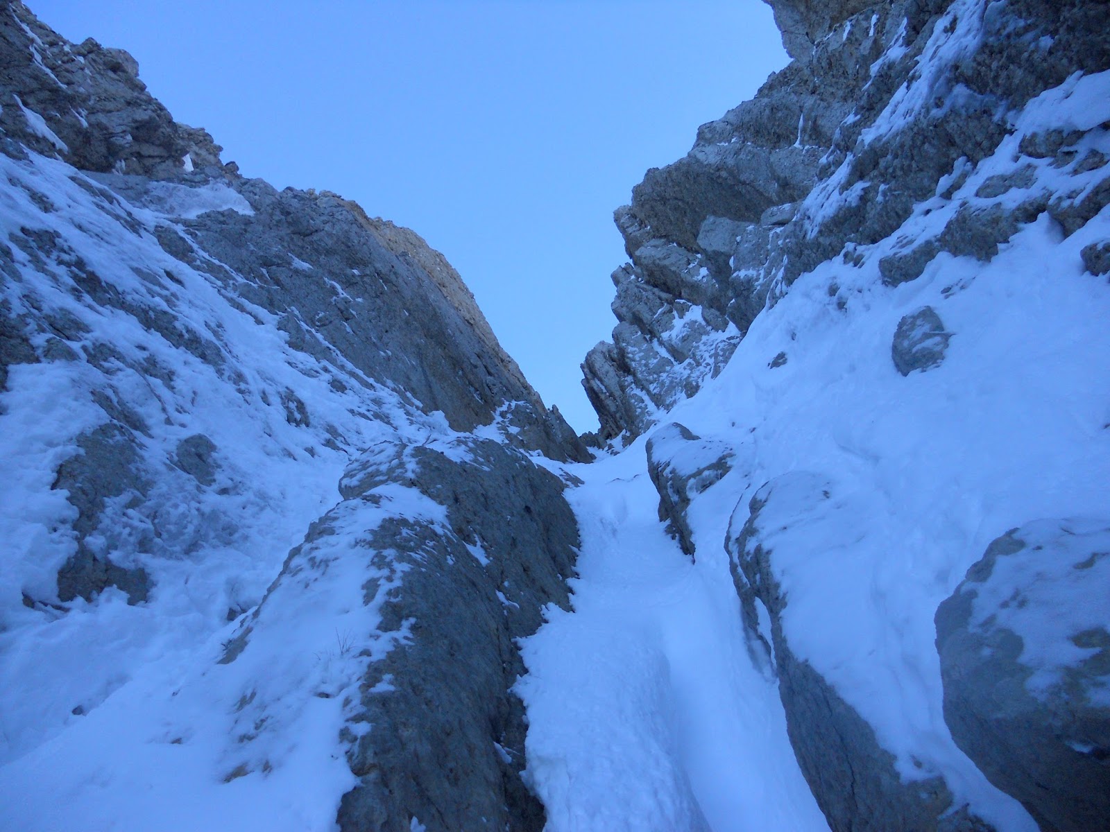 Kletterblog: Silberplatten - Südwestkamin bzw. Südwestcouloir