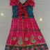 Lace Red Lehenga for Kids