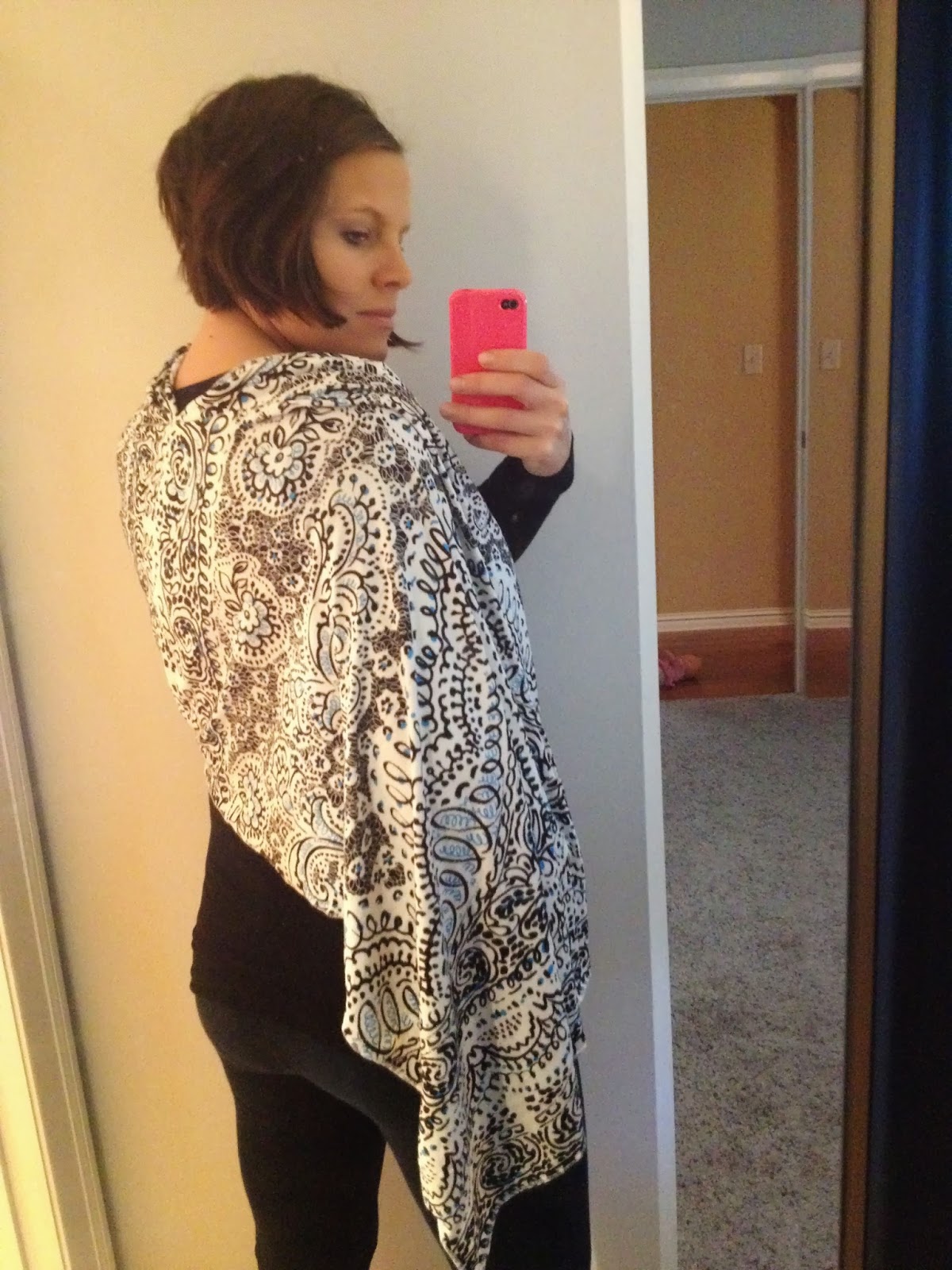 Live Inside My Bubble DIY Infinity Nursing Scarf