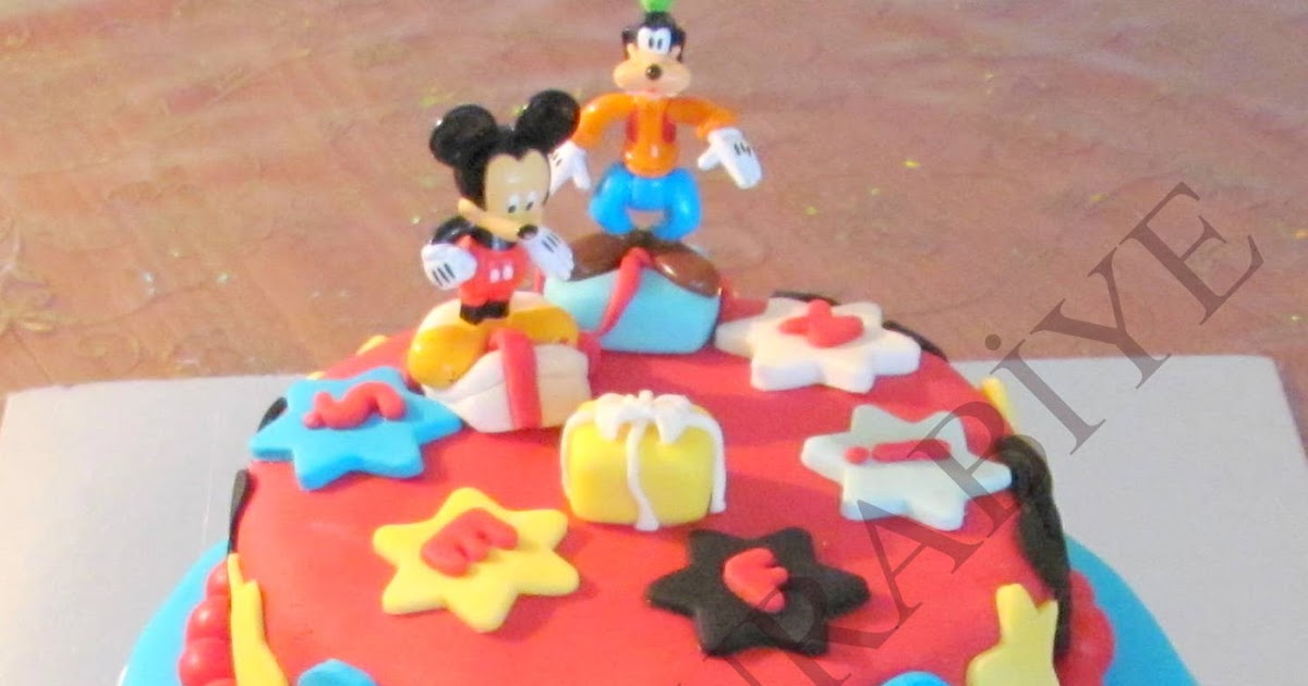 Bizimkurabiye Butik Kurabiye ve Pasta Mickey Mouse ve Parti Evi Pasta