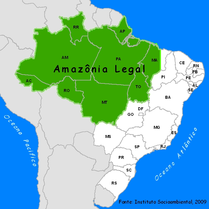 TenanBio AMAZÔNIA LEGAL TEM 188 DE SEU TERRITÓRIO DESMATADO APENAS NO