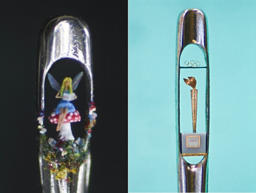 04-Willard-Wigan-Miniature-Art-and-Sculptures-in-The-Eye-of-a-Needle-Fairytale-and-Needle-Olympic-Torch