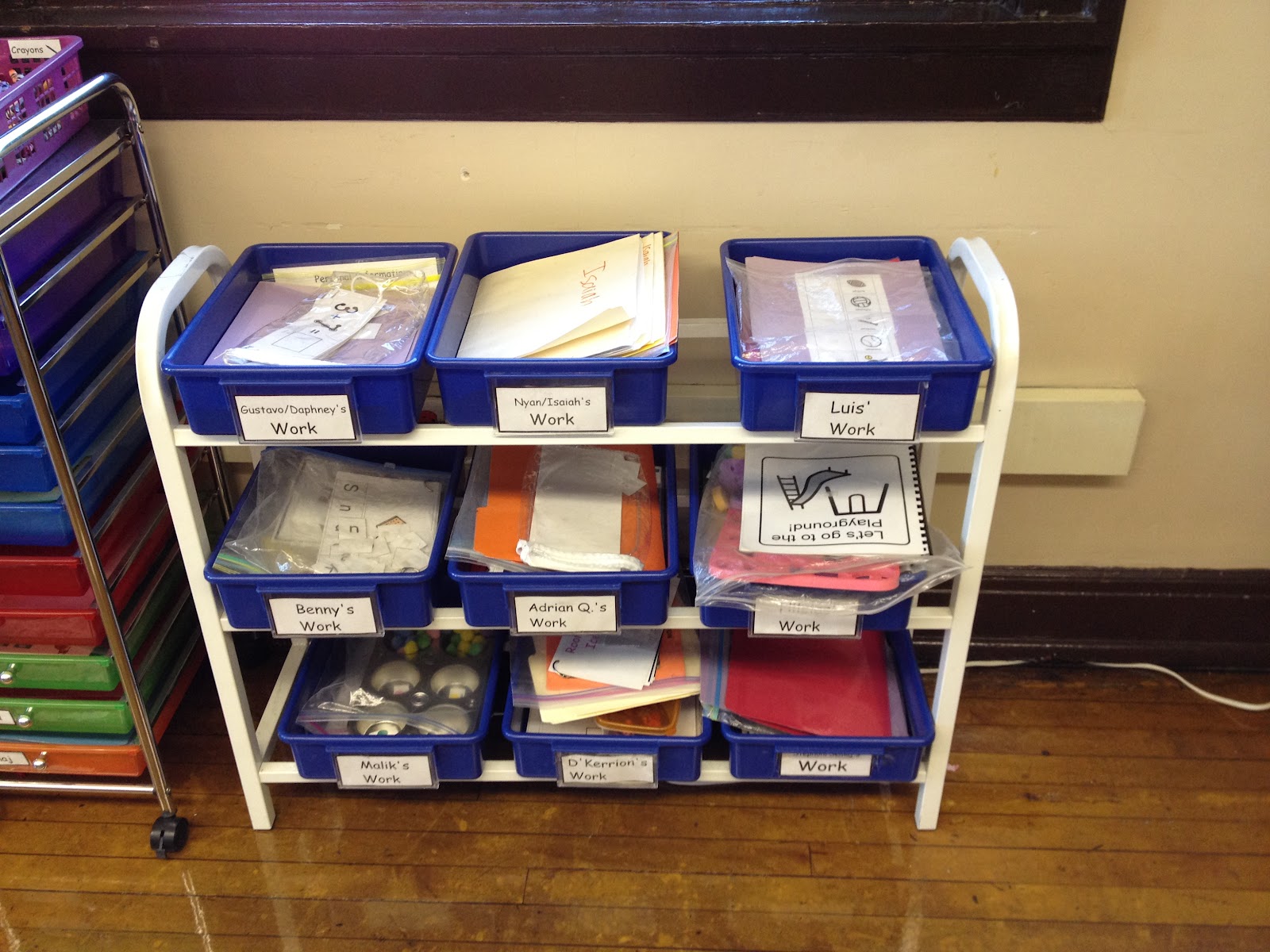 Autism Tank Classroom Tour Work Station