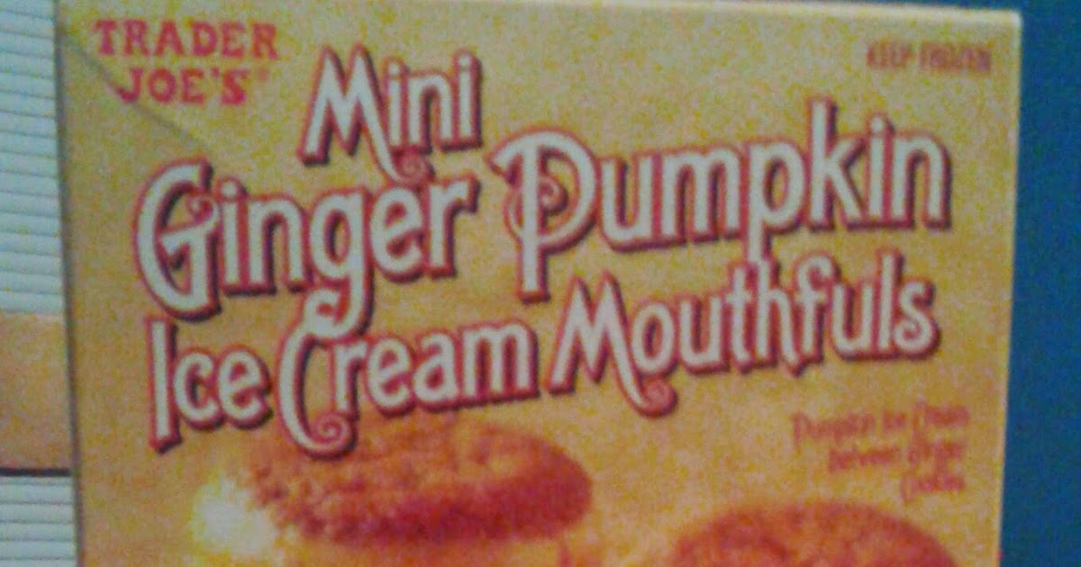 What's Good at Trader Joe's? Trader Joe's Mini Ginger Pumpkin Ice