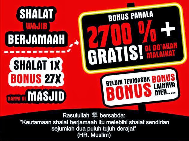 Menuai Pahala Melimpah Dengan Shalat Berjamaah