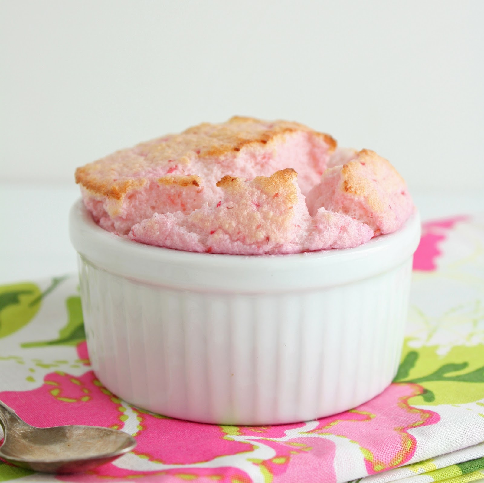 Low Carb Raspberry Souffle w/ Molten Chocolate Center I Breathe I'm