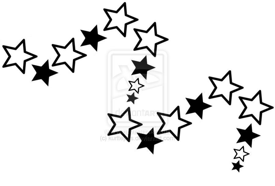 Greatest Wallpaper In The World: Black and White Stars