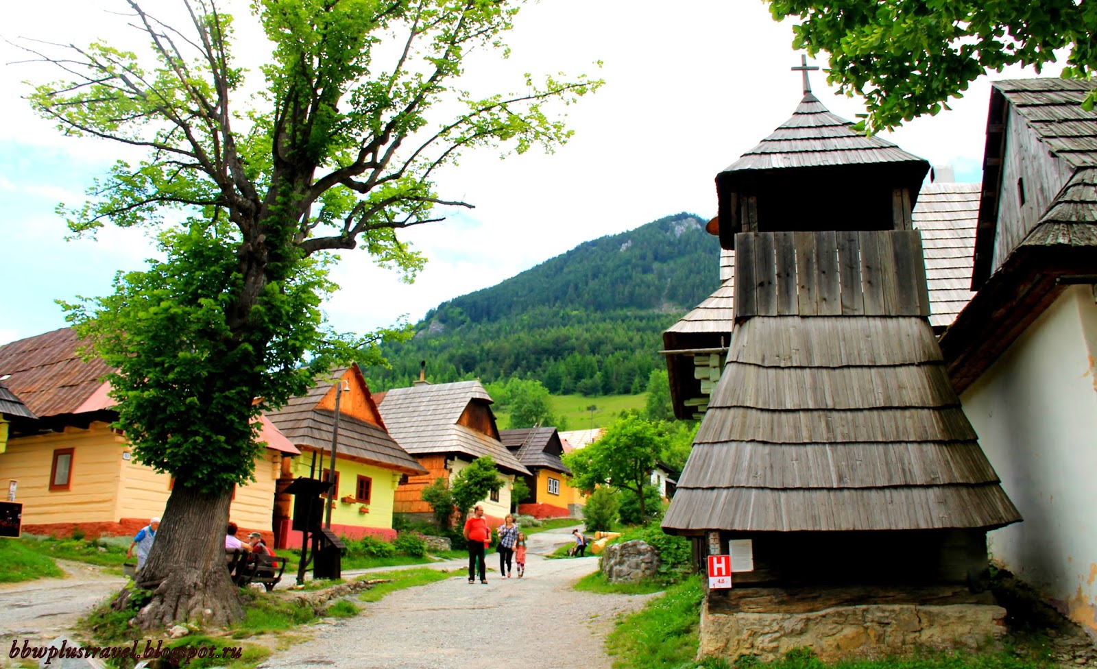 Небольшая деревня, спрятанная в словацкой части Карпат