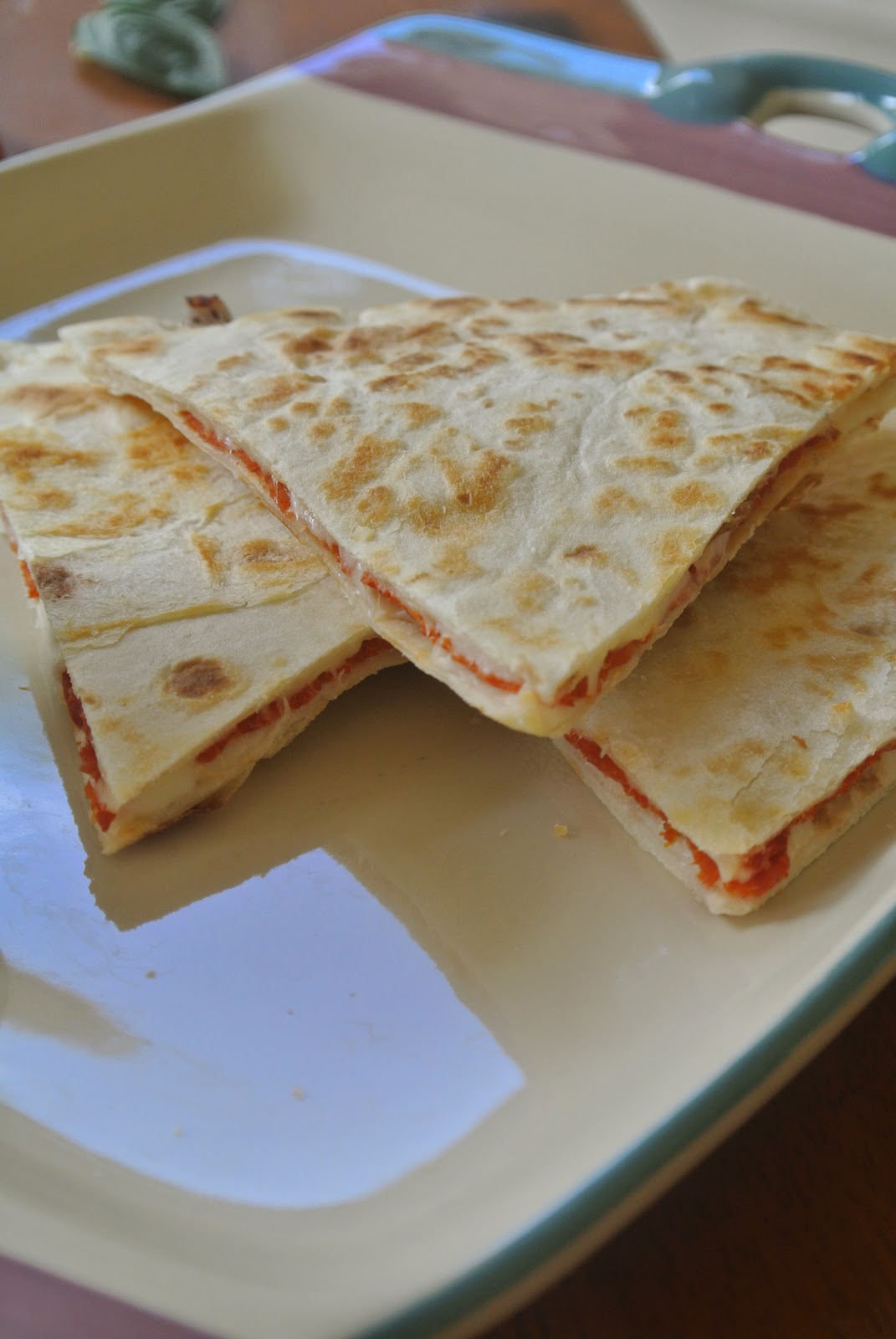 Sweet Taters and Tales Pepperoni Pizza Quesadilla...