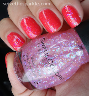 SinfulColors Pink Ansen & Coral Riff Layering
