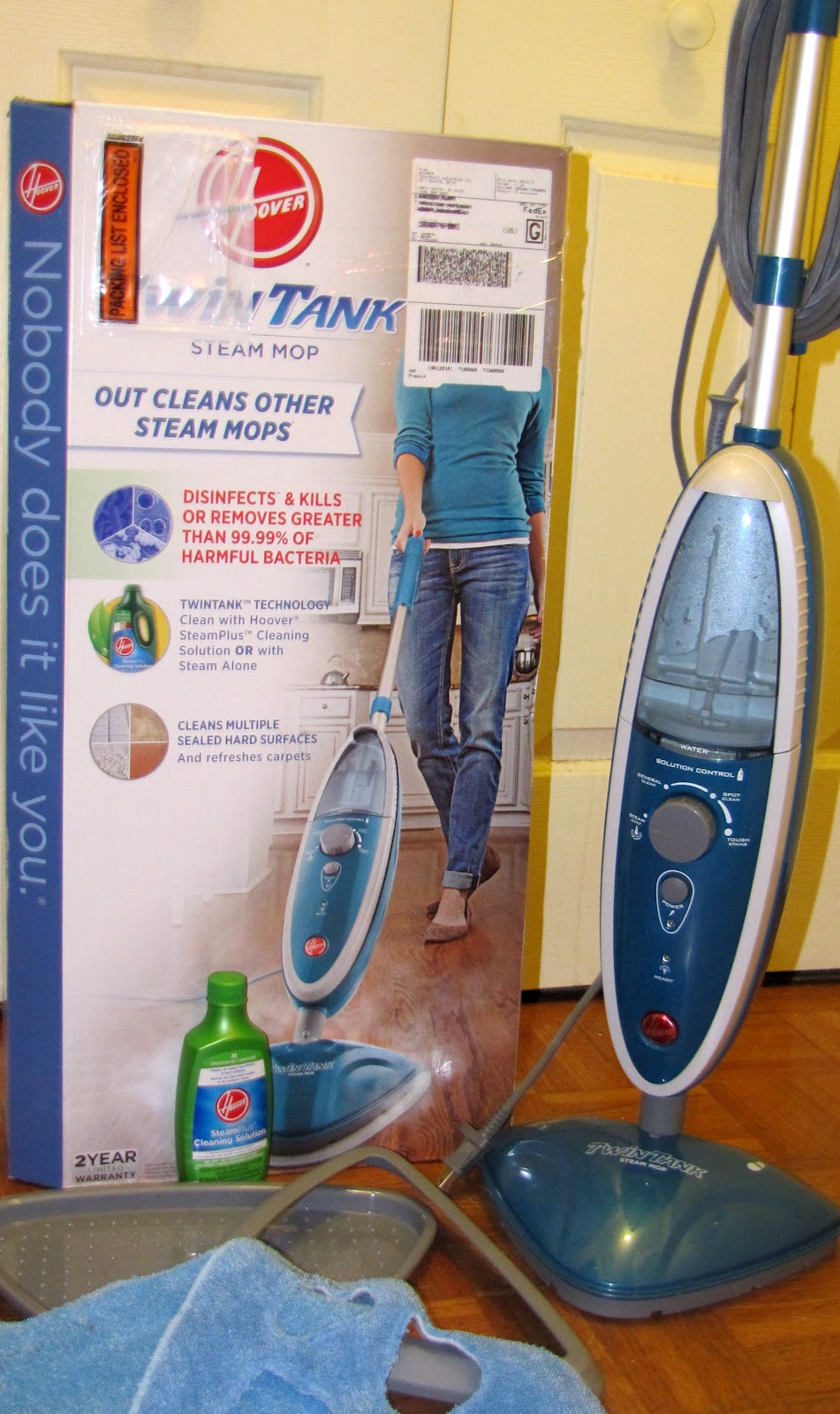 Barbara's Beat Hoover TwinTank™ Steam Mop review