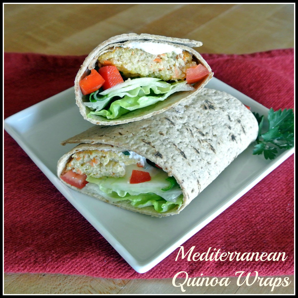 Gourmet Cooking For Two Mediterranean Quinoa Wraps