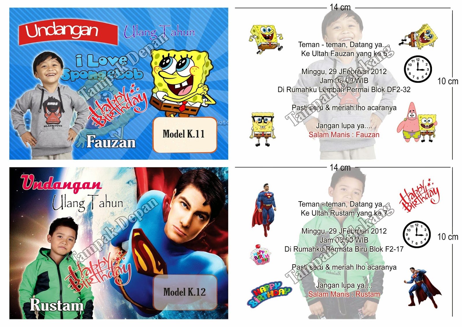 Contoh - contoh Frame Undangan Ultah Contoh - contoh Frame Undangan Ultah