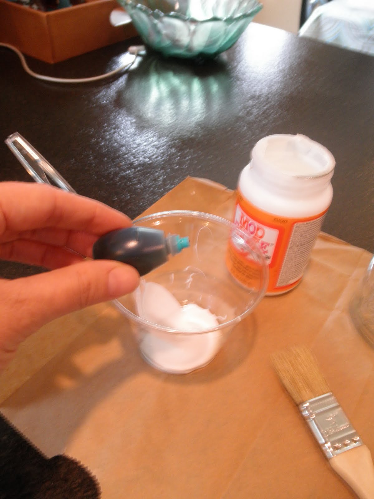 It's a Wonderful DIY Add Color to Glass Mason Jar