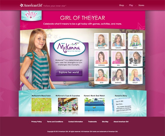 american girl website games