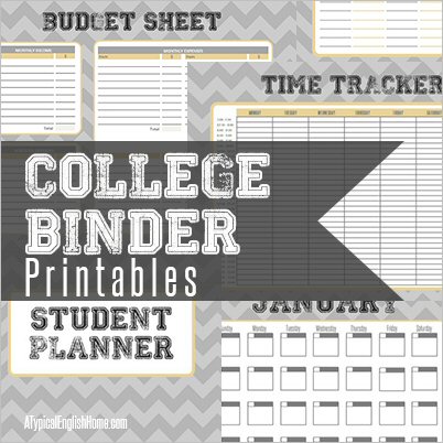 college planner printables