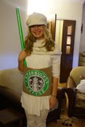 Starbucks latte costume