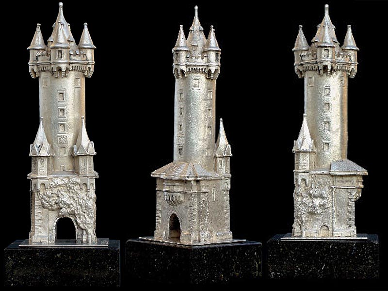 Building Collector Fine Silver Souvenir Buildings