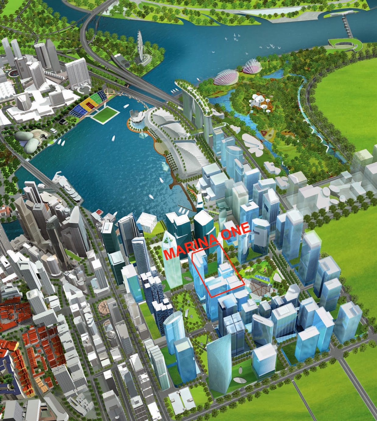 Marina One Location