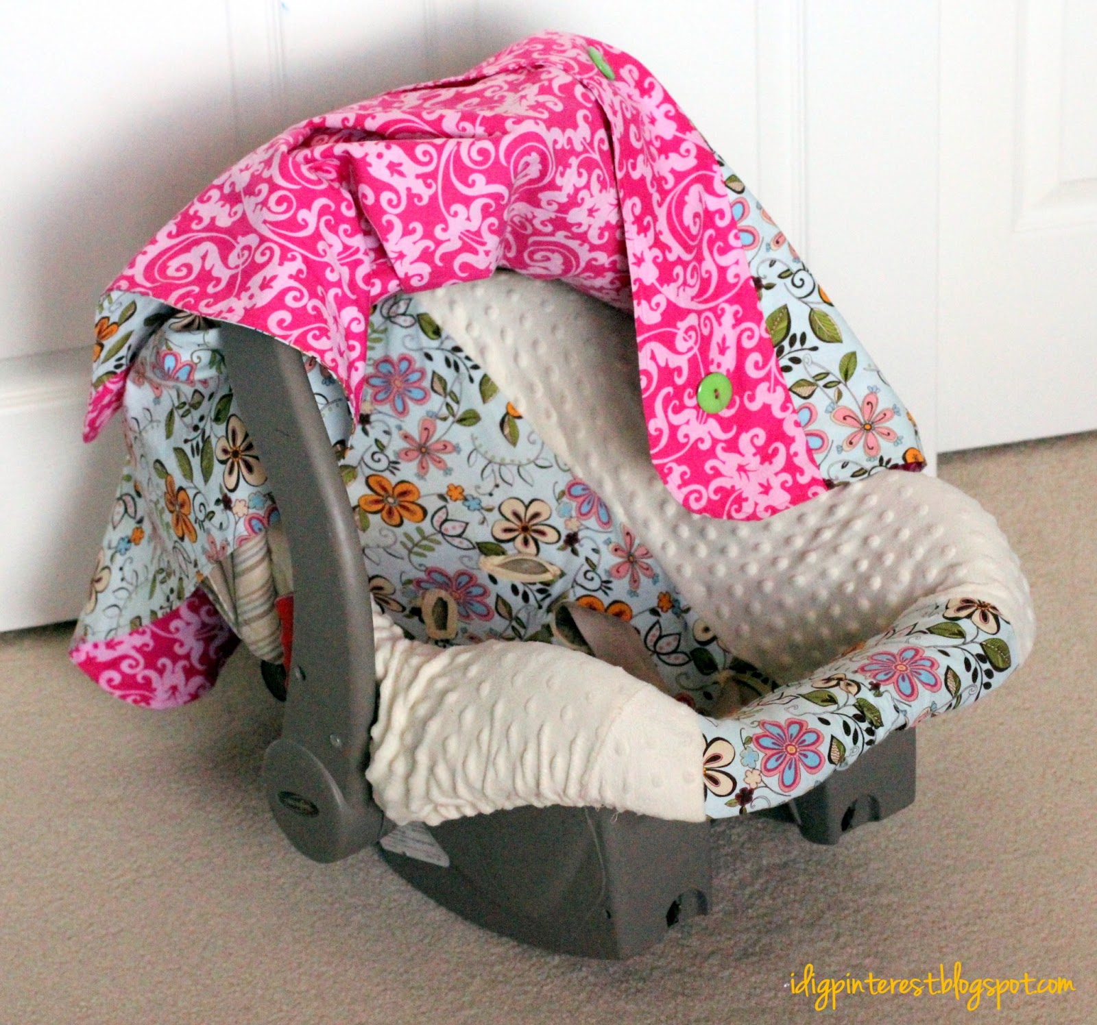 TANOFAR Summer Carseat Cover & Head Support And Strap