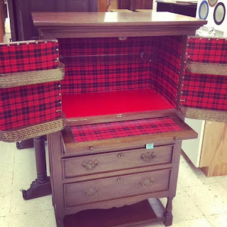 Old Ugly Secretary Desk Transformed By Furniture Alchemy - Featured On Furniture Flippin'