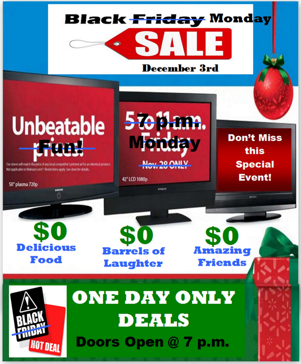 Invite and Delight Black Friday Party