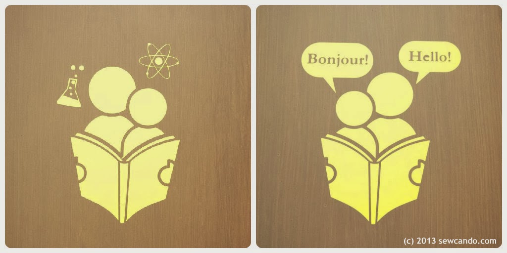 Sew Can Do Vinyl Art Solution for Problem Walls An Icon Wall Stickers