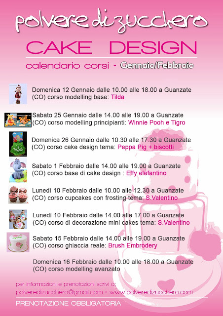 Corsi di cake design: decorazione torte, biscotti, cupcakes, fiori di zucchero, modelling, ghiaccia reale