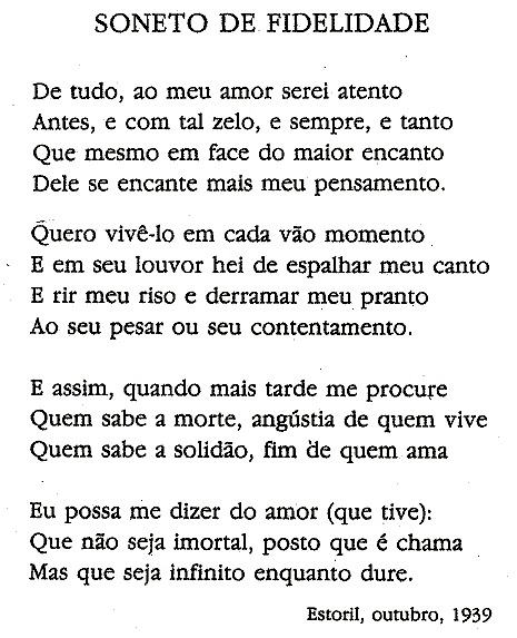 SONETO DE FIDELIDADE#fy #foryou #status #texto #amor #sonetodefidel