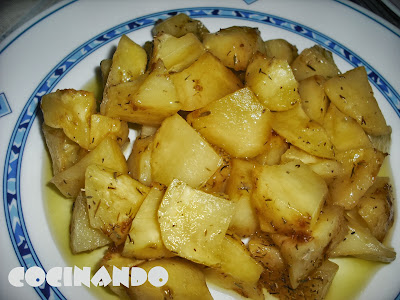 Patatas Al Tomillo En El Microondas
