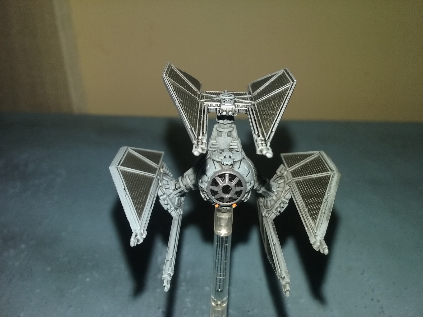 TIE Defender Unboxing for XWing Miniatures game