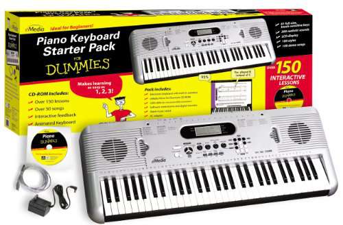 eMedia Piano for Dummies 61-Key Keyboard Starter Pack