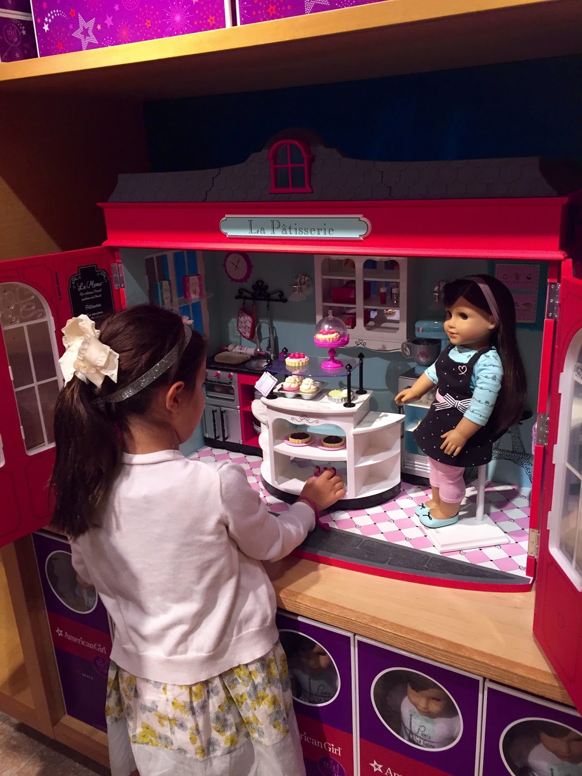 American Girl Doll Store in NYC! Tall and Preppy